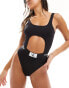 Calvin Klein CK 96 cut out swimsuit in black