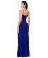 Фото #2 товара Women's Ruffle-Trim Spaghetti-Strap Gown