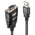 Фото #5 товара Lindy USB RS232 Converter w/ COM Port Retention - Black - 1.1 m - USB Type-A - DB-9 - Male - Male