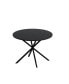 42.13" Modern Cross Leg Round Dining Table