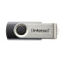 Intenso Basic Line - 32 GB - USB Type-A - 2.0 - 28 MB/s - Swivel - Black - Silver