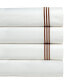 300 Thread Count Embroidered Cotton Oversized Percale Sheet Set, Queen