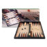 AQUAMARINE Black Series Professional Backgammon Set Board Game