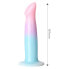Фото #9 товара Dildo Dildo with Vibration and Suction Cup Gradient Colour 17 cm