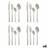 Cutlery Set Matt Silver Stainless steel (6 Units)