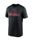 Фото #2 товара Men's Black Arizona Cardinals Legend Community Performance T-shirt