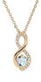 Фото #1 товара Charming gold-plated necklace with zircons PO/SP08340TZ