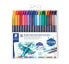 Фото #1 товара STAEDTLER 3001, 36 colours, 6 mm, 0.5 mm, 0.8 mm, Multicolor, Round