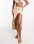 Фото #1 товара Flook premium fia beach skirt co-ord in sand