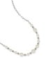 by Nadri Silver-Tone Imitation Pearl Statement Necklace, 16" + 2" extender