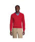 ფოტო #1 პროდუქტის Men's School Uniform Cotton Modal V-neck Sweater