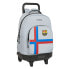 Фото #1 товара Школьный рюкзак с колесиками F.C. Barcelona Серый (33 x 45 x 22 cm)