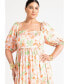 Фото #1 товара Платье ELOQUII plus Size с завышенными плечами和молнией