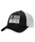 Men's Black, White West Virginia Mountaineers Stockpile Trucker Snapback Hat