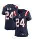 Фото #1 товара Women's Ty Law Navy New England Patriots Game Retired Player Jersey
