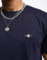 GANT shield logo t-shirt in navy