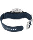 ფოტო #5 პროდუქტის Men's Swiss Automatic DS PH200M Blue Synthetic Strap Watch 43mm