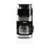 Domo DO721K - Combi coffee maker - Coffee beans - Ground coffee - Built-in grinder - Black - Stainless steel