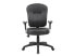 Boss Black Leather Task Chair W/ Adjustable Arms