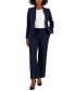 Crepe Two-Button Blazer & Pants, Regular and Petite Sizes