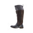 Roan by Bed Stu Natty F858037 Womens Gray Leather Lace Up Knee High Boots