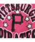 ფოტო #5 პროდუქტის Big Girls Pink Pittsburgh Pirates Jersey Stars V-Neck T-shirt
