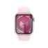 Apple Watch Series 9 Aluminium Rosé"Rosé 41 mm M/L (150-200 mm Umfang) Hellrosa GPS + Cellular