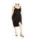 Фото #1 товара Plus Size Sloane Tulip Midi Dress