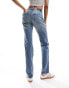 Фото #10 товара Stradivarius Tall straight leg jean in vintage wash