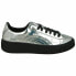 Женские спортивные кроссовки Puma Basket Platform Metallic Светло-серый