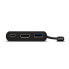 Фото #9 товара Alogic 10cm USB-C MultiPort Adapter with HDMI/USB 3.0/USB-C with Power Delivery (60W) - Black - USB Type-C - HDMI - USB 3.2 Gen 1 (3.1 Gen 1) - Black - 20 V - 3 A