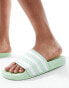 Фото #5 товара adidas Originals Adilette sliders in lime green