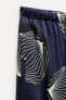 Zw collection printed pyjama-style trousers