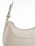 Armani Exchange crossbody bag in beige with printed strap