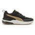 Фото #1 товара Puma Vis2K Knit 39610301 Mens Black Synthetic Lifestyle Sneakers Shoes