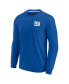 Фото #3 товара Men's and Women's Royal New York Giants Super Soft Long Sleeve T-shirt