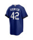 ფოტო #4 პროდუქტის Men's Jackie Robinson Royal Los Angeles Dodgers City Connect Replica Player Jersey