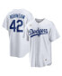 Фото #1 товара Men's Jackie Robinson White Brooklyn Dodgers Home Cooperstown Collection Player Jersey