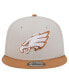 Men's Stone/Brown Philadelphia Eagles Two-Tone Color Pack 9FIFTY Snapback Hat