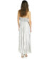 ფოტო #2 პროდუქტის Women's Shine Pleated Empire-Waist Dress