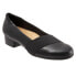 Фото #2 товара Trotters Melinda T1862-013 Womens Black Narrow Leather Loafer Flats Shoes 6.5