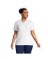 Фото #1 товара Plus Size Mesh Cotton Short Sleeve Polo Shirt