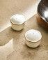 Фото #7 товара Bone china salt and pepper shaker with rim