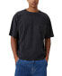 Фото #1 товара Men's Reversed Wide Neck T-shirt