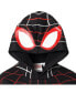 ფოტო #3 პროდუქტის Boys Avengers Spider-Man Fleece Pullover Hoodie and Jogger and Pants Outfit Set to (2T - 18-20)