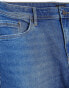 River Island skinny jean in mid blue Синий, W30 L30 - фото #4