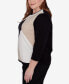 Plus Size Classic Colorblock Beaded Top