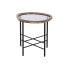 Фото #1 товара Кофейный столик Home ESPRIT Коричневый Чёрный Натуральный Стеклянный древесина ели 61 x 50 x 53 cm