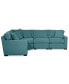 Фото #8 товара Radley Fabric 4-Piece Sectional Sofa, Created for Macy's