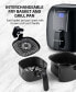Air Fryer with 3.2 Quarts Frying Basket and Display Touch Sensor